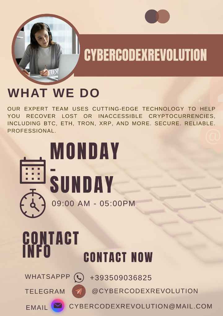 With the right support you can recover your coins - 1