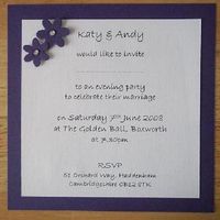 Re: Wedding Stationary Help