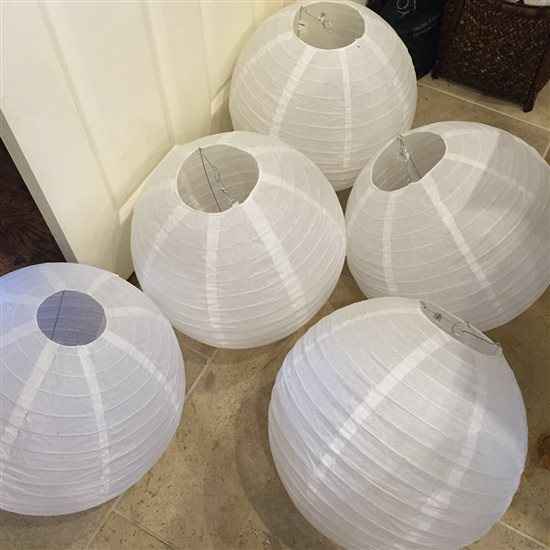 Bits for sale - tea light holders, fairy lights, lanterns