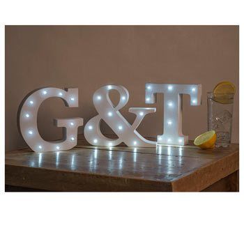 Individual light up letters