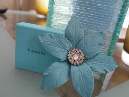 Flower for the Hair - Tiffany Blue