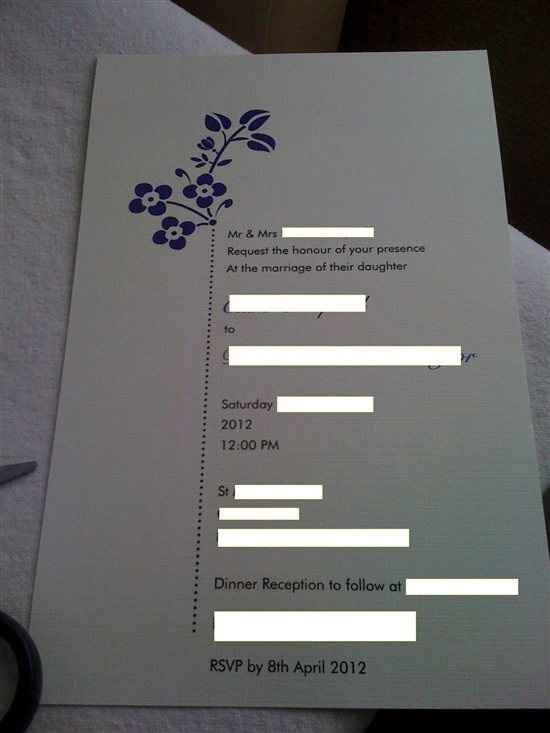 Re: Wedding on a budget