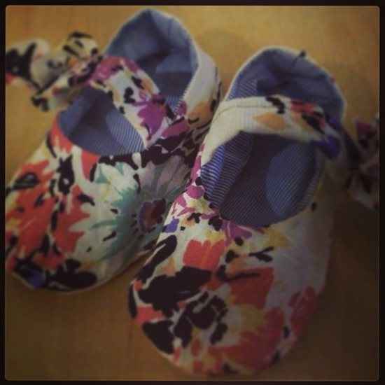 I MADE baby shoes! (Naturally this is baby related)