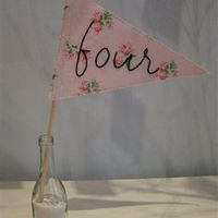Wish tree, Cath Kidston table numbers, Giant Jenga, Mirror Plates