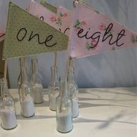 Wish tree, Cath Kidston table numbers, Giant Jenga, Mirror Plates