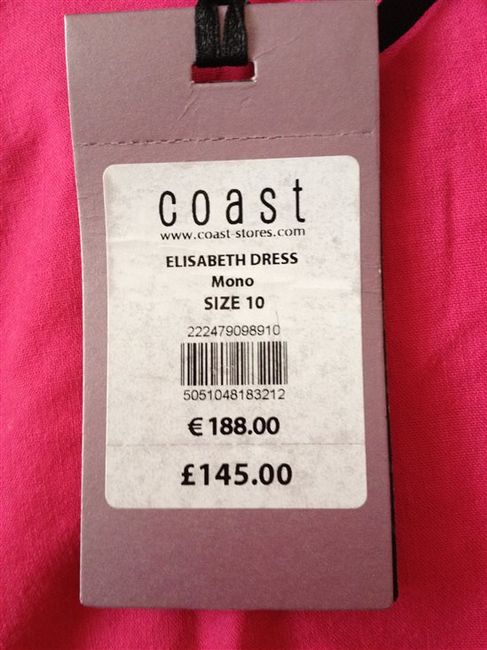 Coast Elisabeth dress size 10..perfect for BM, MOB or Guest