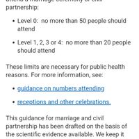 Number of guests allowed due to covid- Scotland - 1