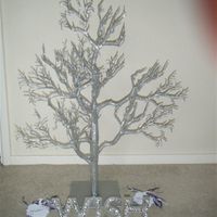 Purple crackle glazed fish bowls x8, Eco sky lanterns x49, silver glittery wish tree, sweet jars ...