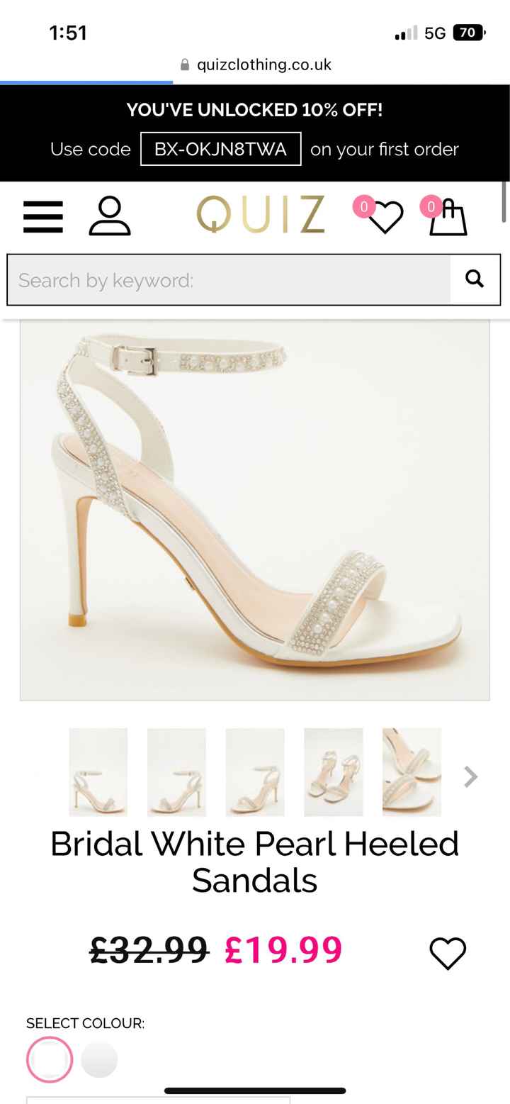 Wedding dress shoes, recommendations? - 1