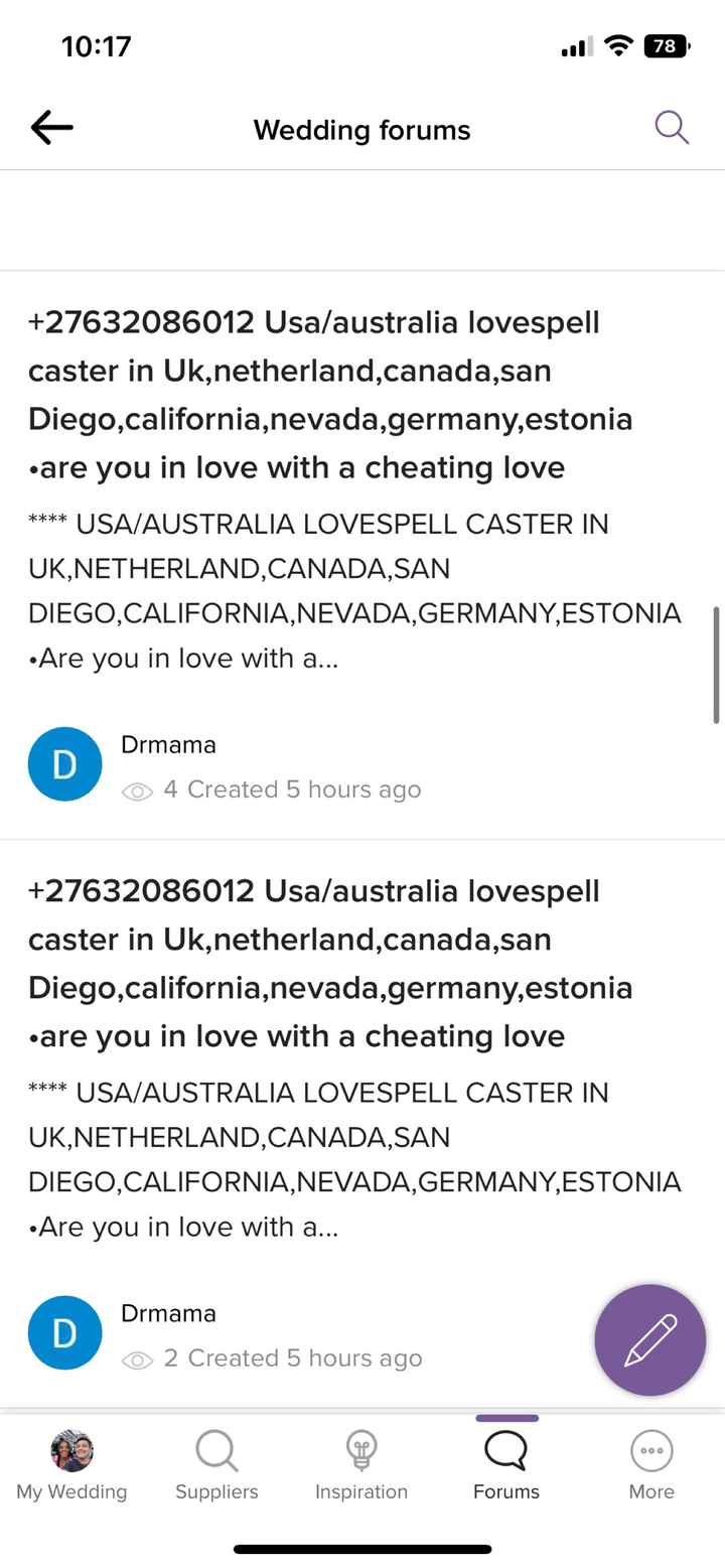 Spam posts!!! - 2