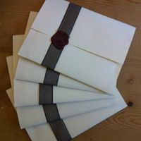 Re: Flash your DIY wedding invitations!