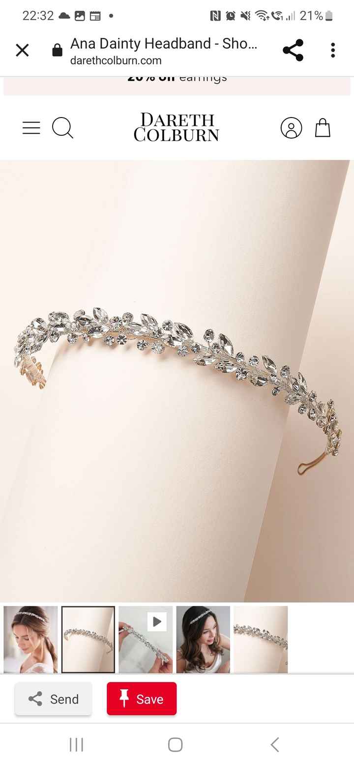 Wedding Dress - Hairband to go with it - Suggestions please 🙏 - 1