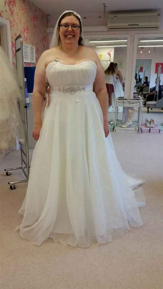 I bought my dress