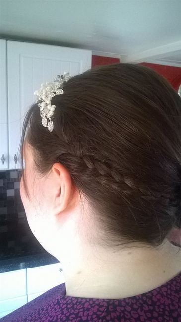 Hair and make up trial and bridesmaid dress shopping