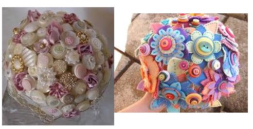 Re: Please show me your button bouquets