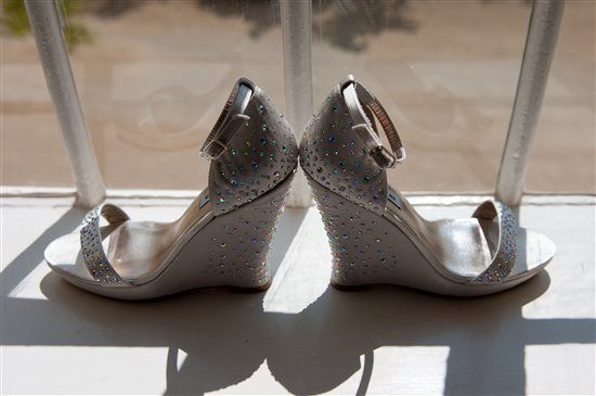 Dune Ivory Satin Wedge Sandal - Paid £110 - For Sale £45