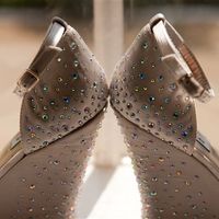 Dune Ivory Satin Wedge Sandal - Paid £110 - For Sale £45