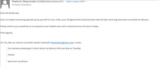 Advice needed on supplier commuication