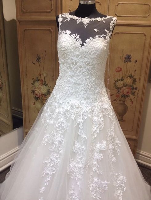 Designer Wedding dress for sale - 5