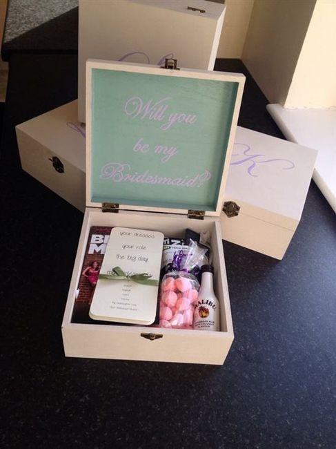 Re: How did people ask their friends/relatives to be bridesmaids?