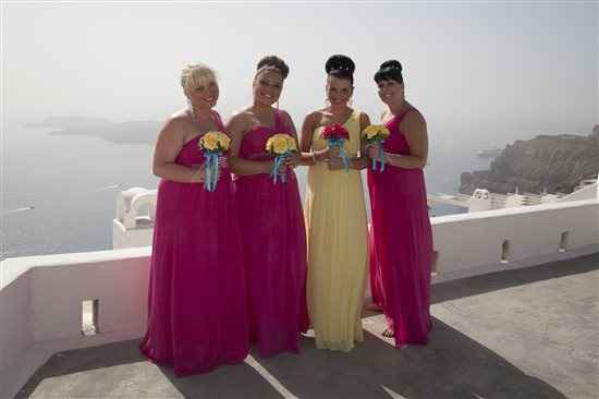 Back from my amazing Santorini wedding!!... :) Loved it! (Falshes) xx