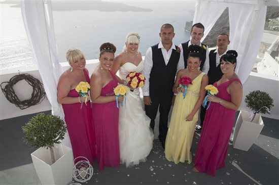 Back from my amazing Santorini wedding!!... :) Loved it! (Falshes) xx