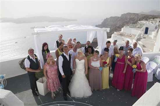 Back from my amazing Santorini wedding!!... :) Loved it! (Falshes) xx