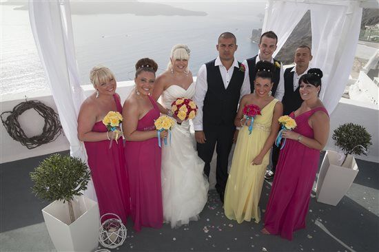 Back from my amazing Santorini wedding!!... :) Loved it! (Falshes) xx