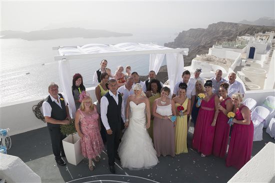 Back from my amazing Santorini wedding!!... :) Loved it! (Falshes) xx
