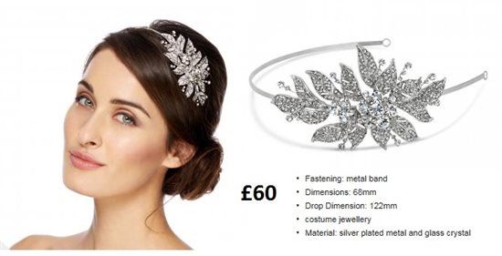 bridal comb & headband *pics*