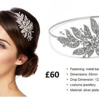 bridal comb & headband *pics*