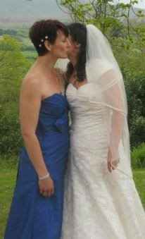 Re: Electric blue bridesmaid dress