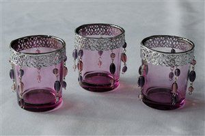Three tier cake stand, table no/menu holders, tealight holders