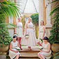 Re: Tea length wedding dress - bridesmaid dress length / style? Confused.