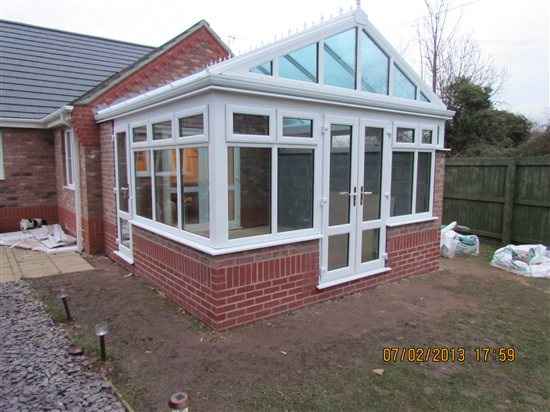 Re: Here comes the conservatory/orangery hybrid...exciting!