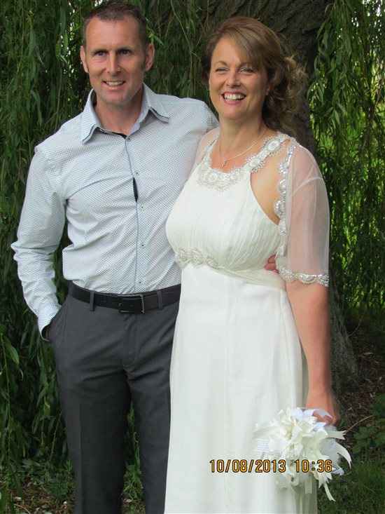 Size 14 Monsoon Wedding Dress and Shrug