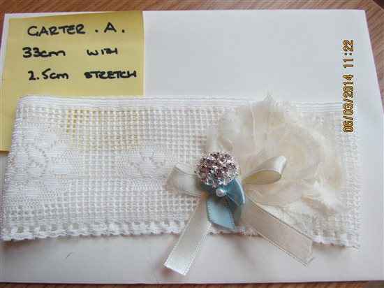 Garters are finished *flash*