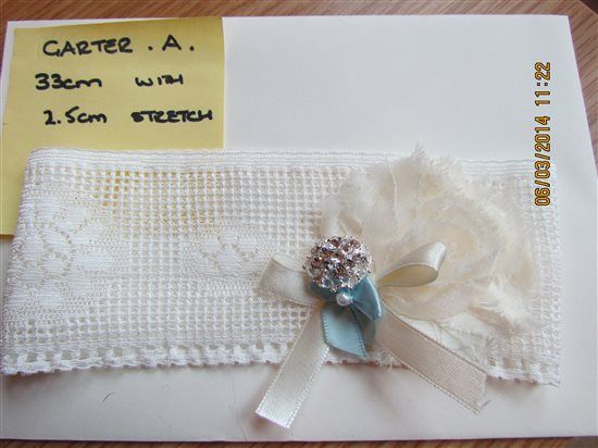 Garters are finished *flash*