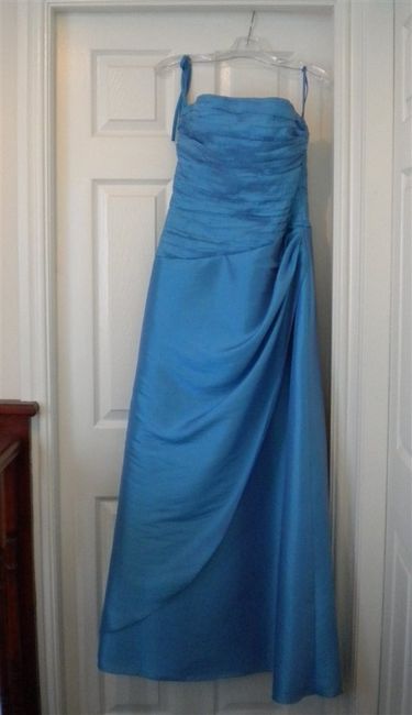 Brand new blue bridesmaid dress for sale!