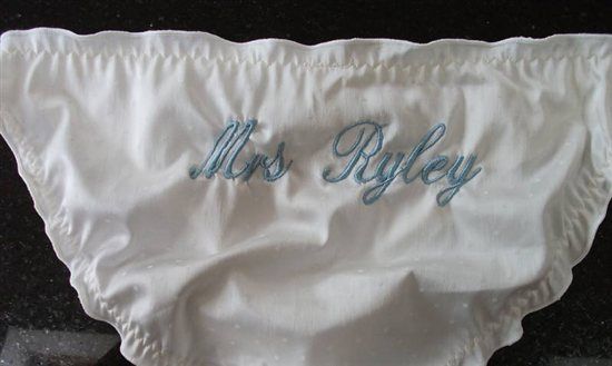 Re: Wedding day underwear? Naughty or nice? If any!!!! X