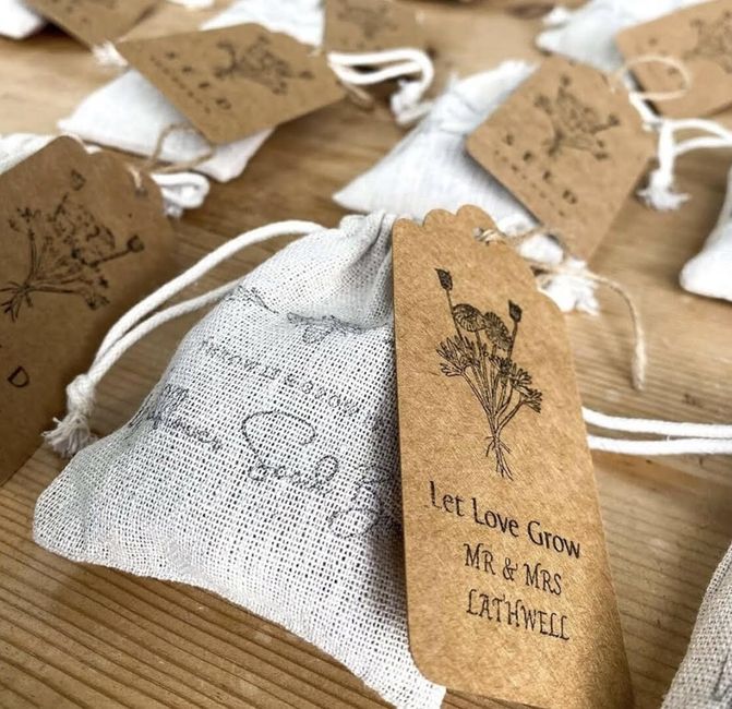 Wedding favours - Seed Bombs 2