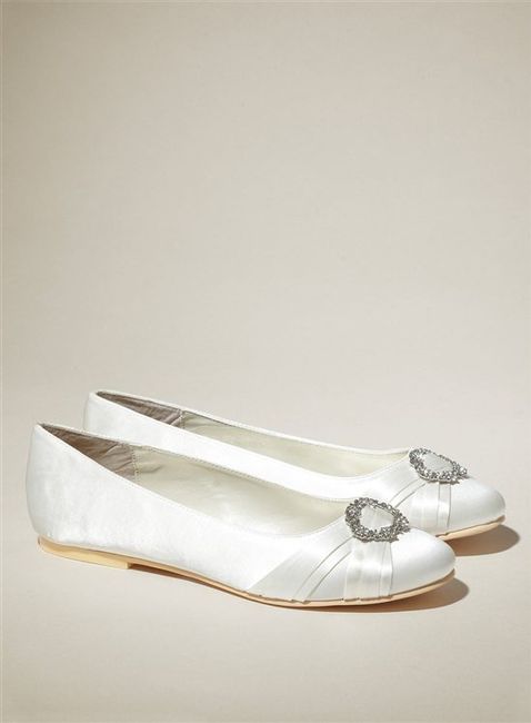 Re: Flat wedding shoes?