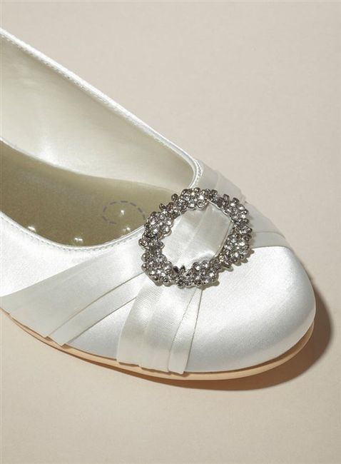 Re: Flat wedding shoes?
