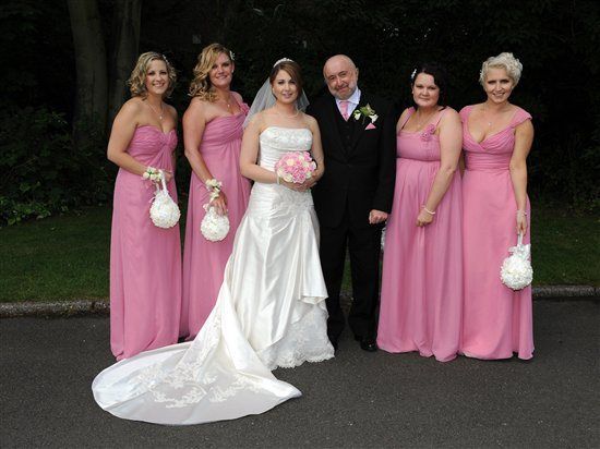 Re: Different bridesmaids dresses but the same colour and material