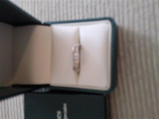 DIAMOND WEDDING BAND SIZE M - With pics x