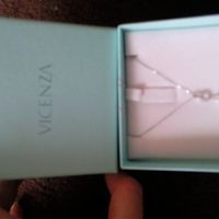 STUNNING PEARL & DIAMOND NECKLACE -With pics x