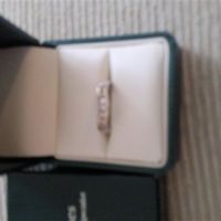 DIAMOND WEDDING BAND SIZE M - With pics x
