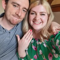 The day we got engaged 