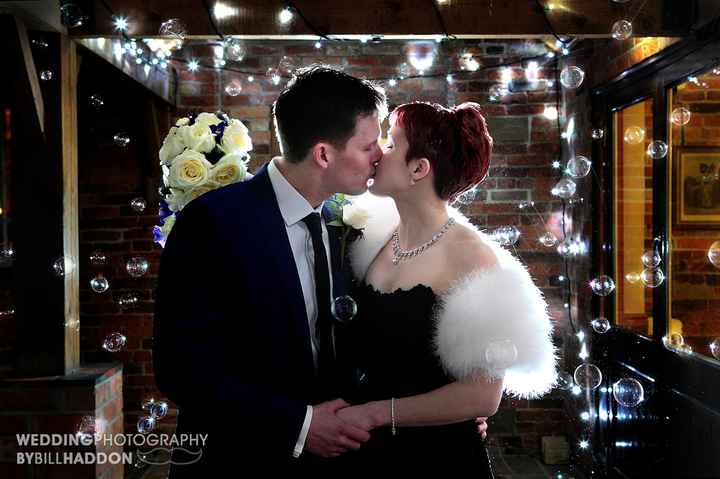 Bubbles at Wedding Reception - 4