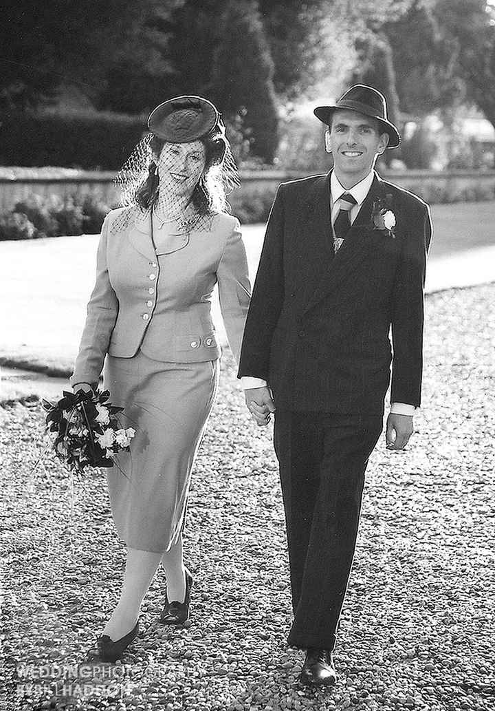 World war 2 gothic theme wedding - 9